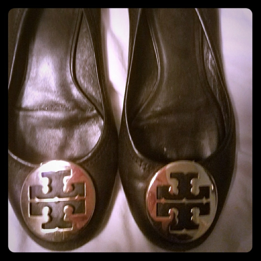 Tory Burch ballet shoes.